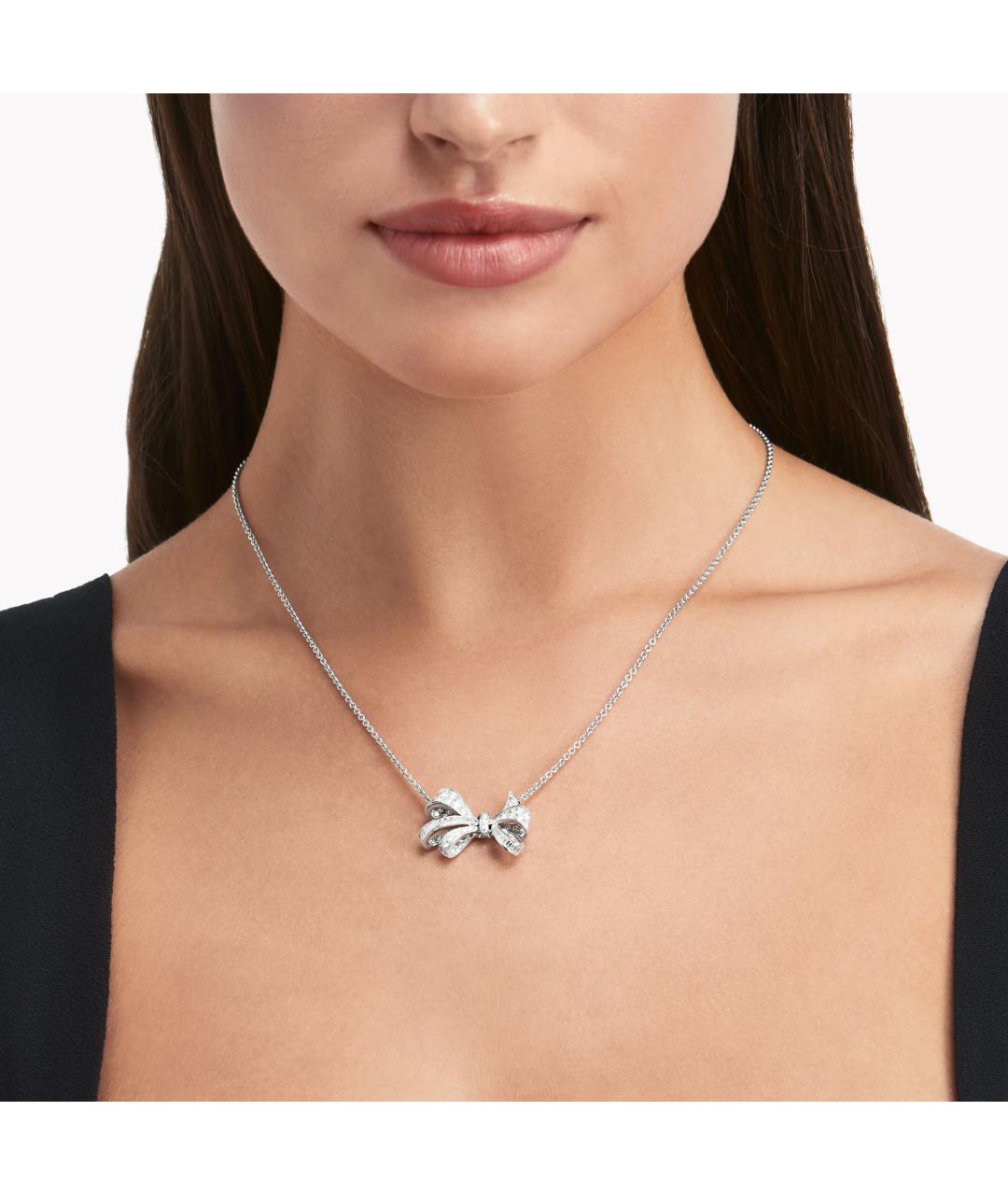 GRAFF Серебряное колье из белого золота, фото 3