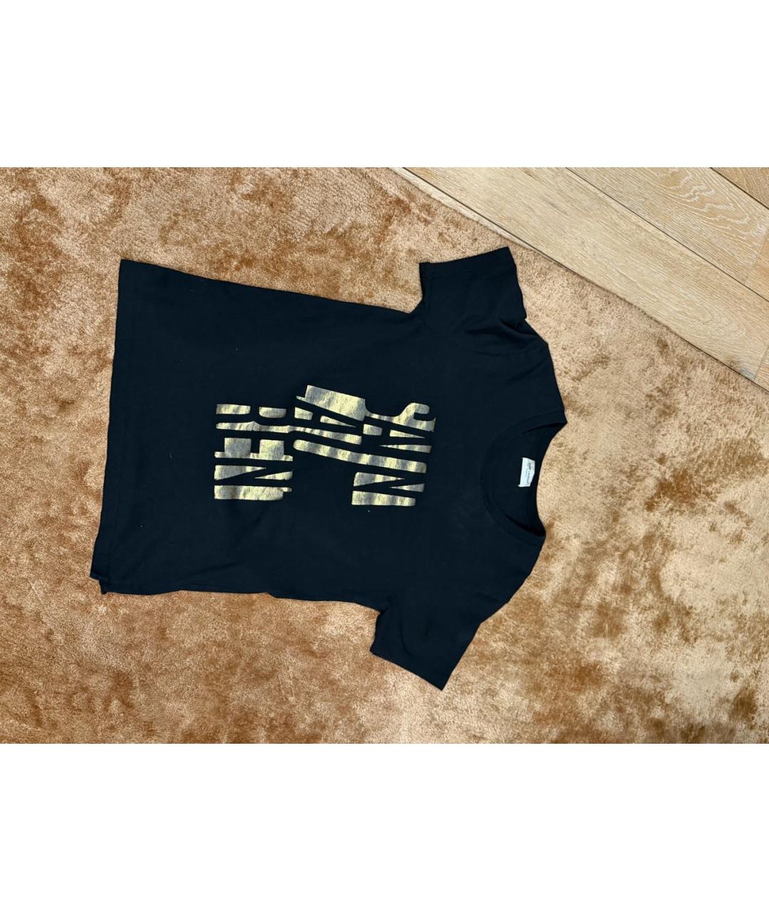 SAINT LAURENT Черная футболка, фото 5