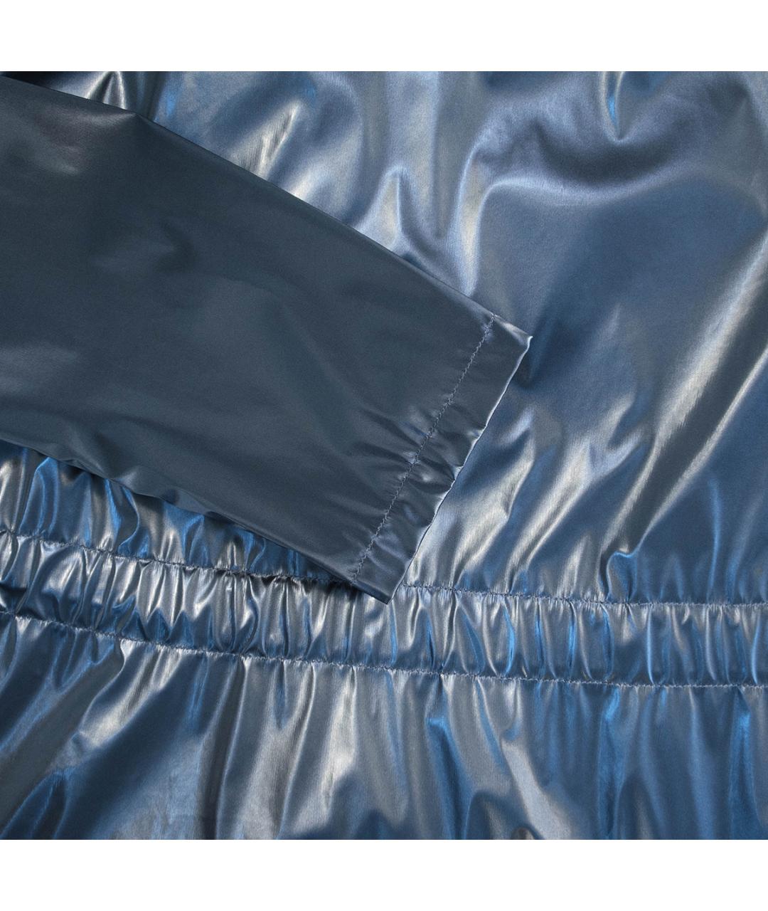 CAROLINA HERRERA Серебрянный полиэстеровый тренч/плащ, фото 5