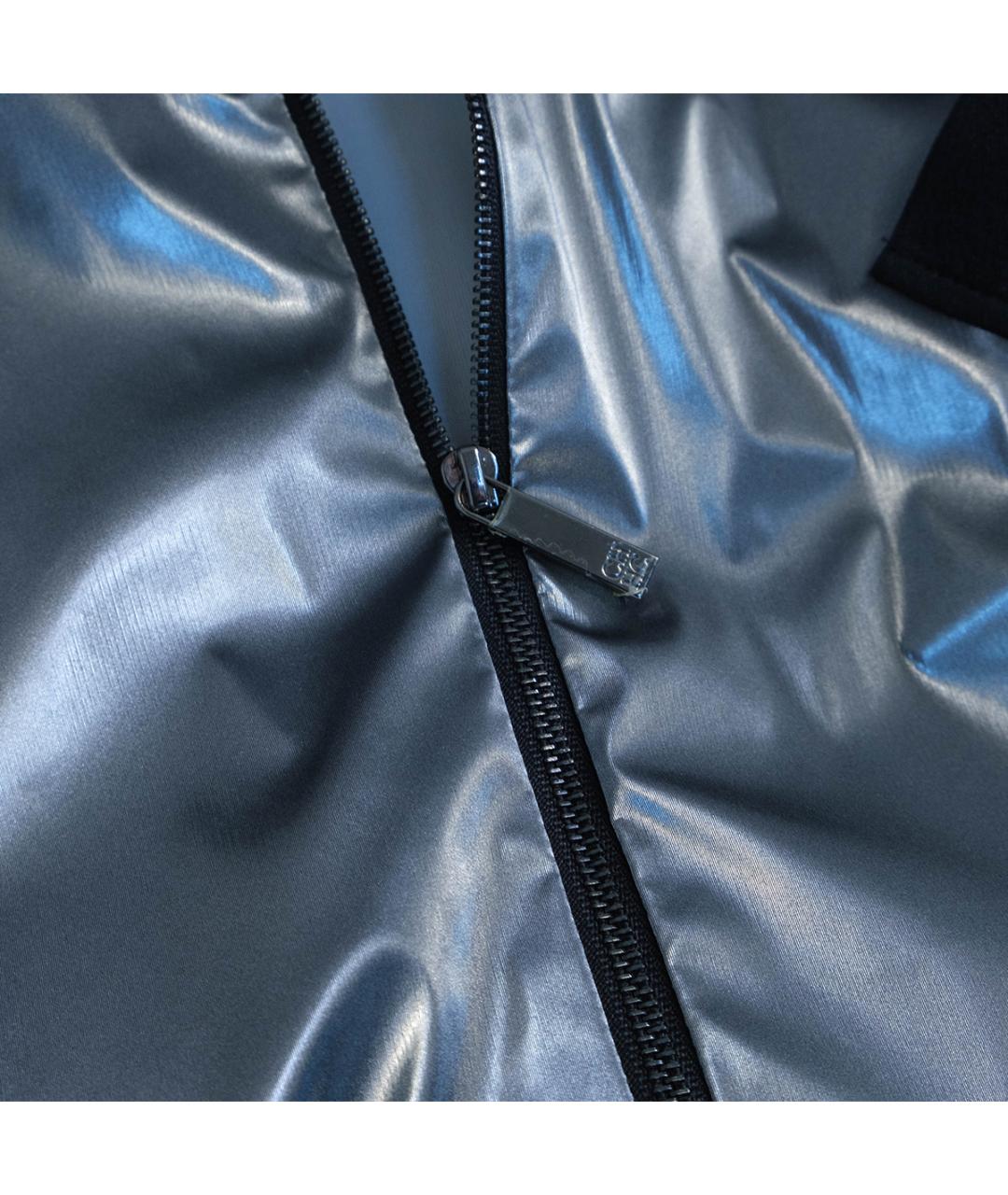 CAROLINA HERRERA Серебрянный полиэстеровый тренч/плащ, фото 4