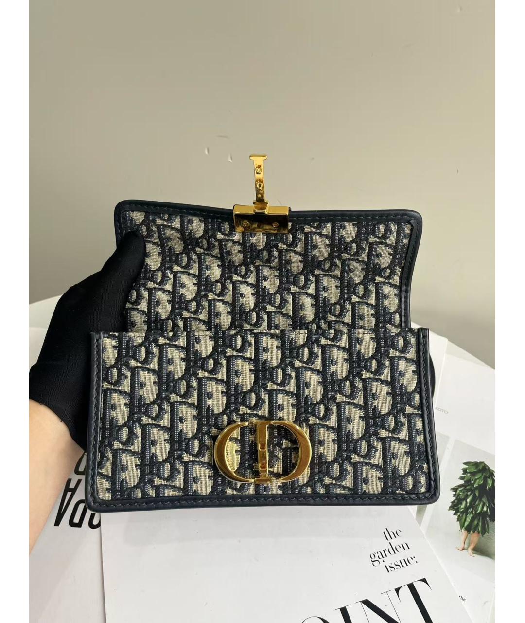 CHRISTIAN DIOR Голубая сумка через плечо, фото 5