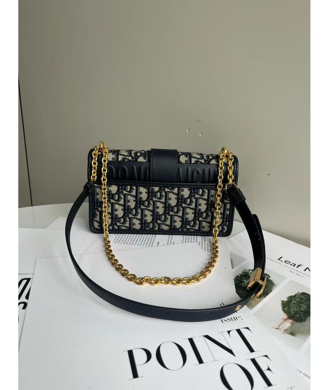 CHRISTIAN DIOR Голубая сумка через плечо, фото 3