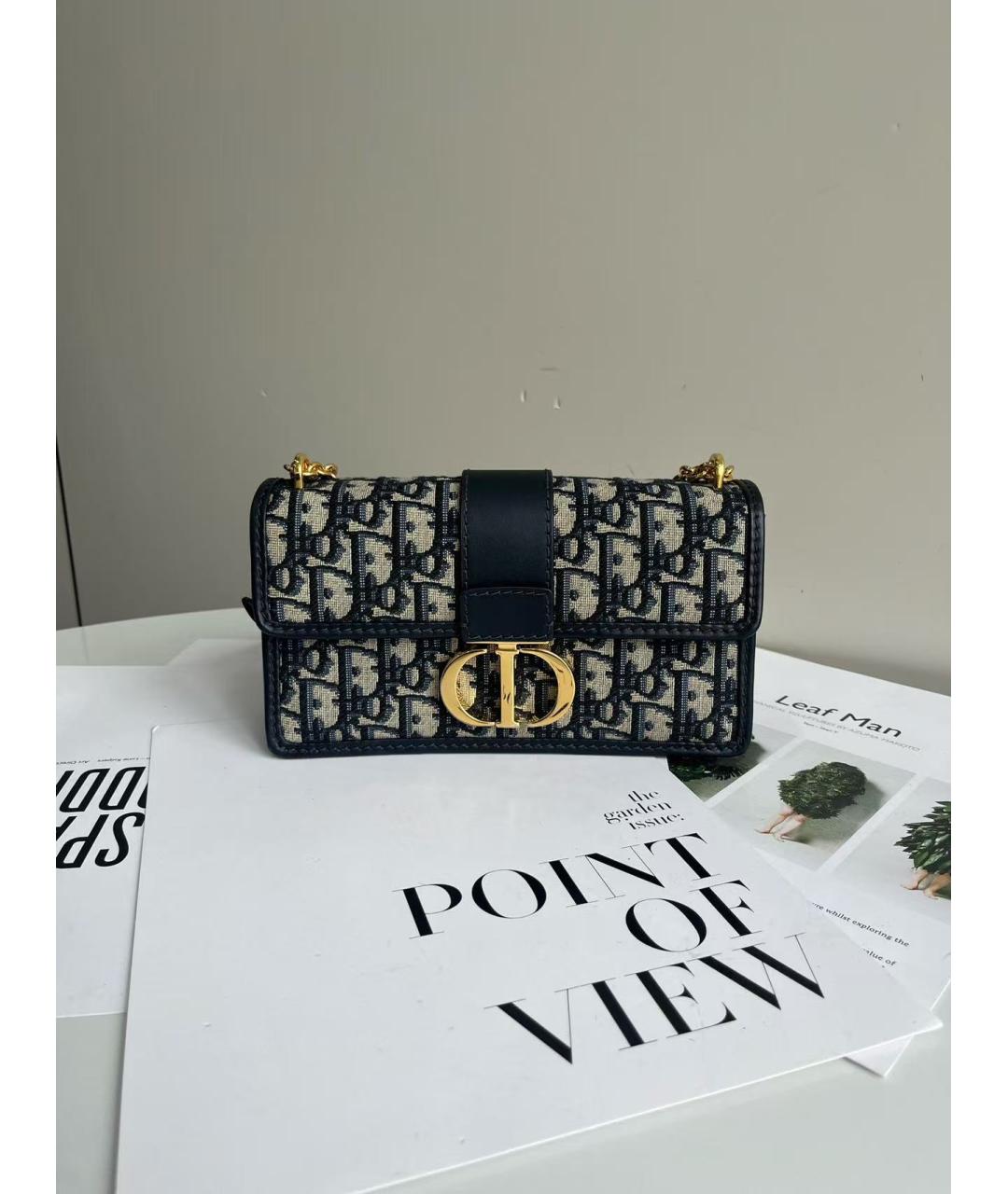 CHRISTIAN DIOR Голубая сумка через плечо, фото 2