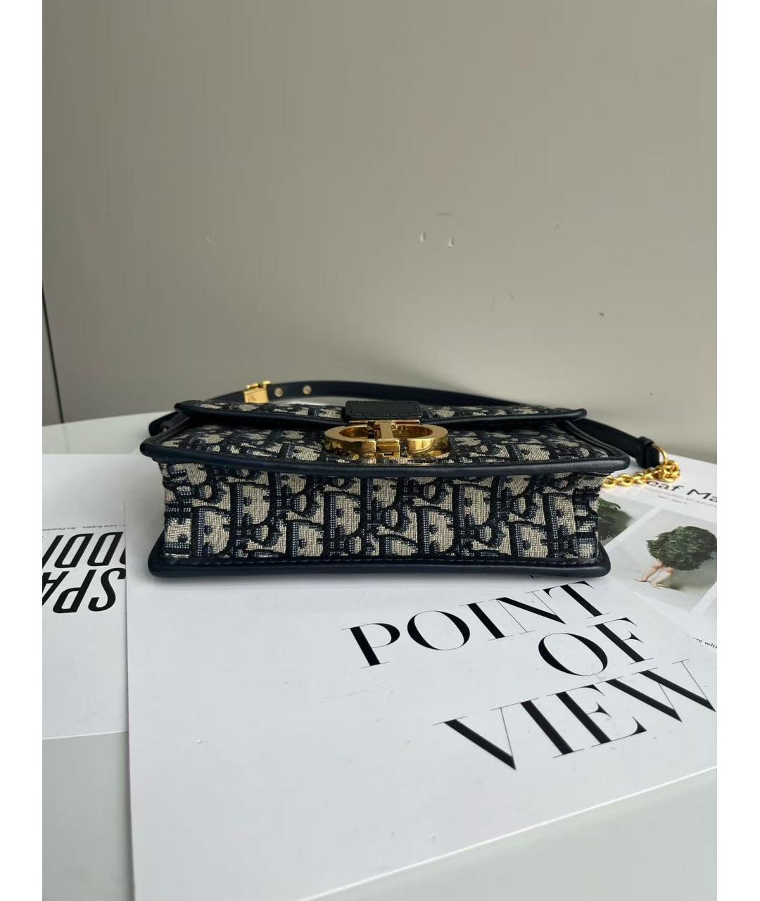 CHRISTIAN DIOR Голубая сумка через плечо, фото 4