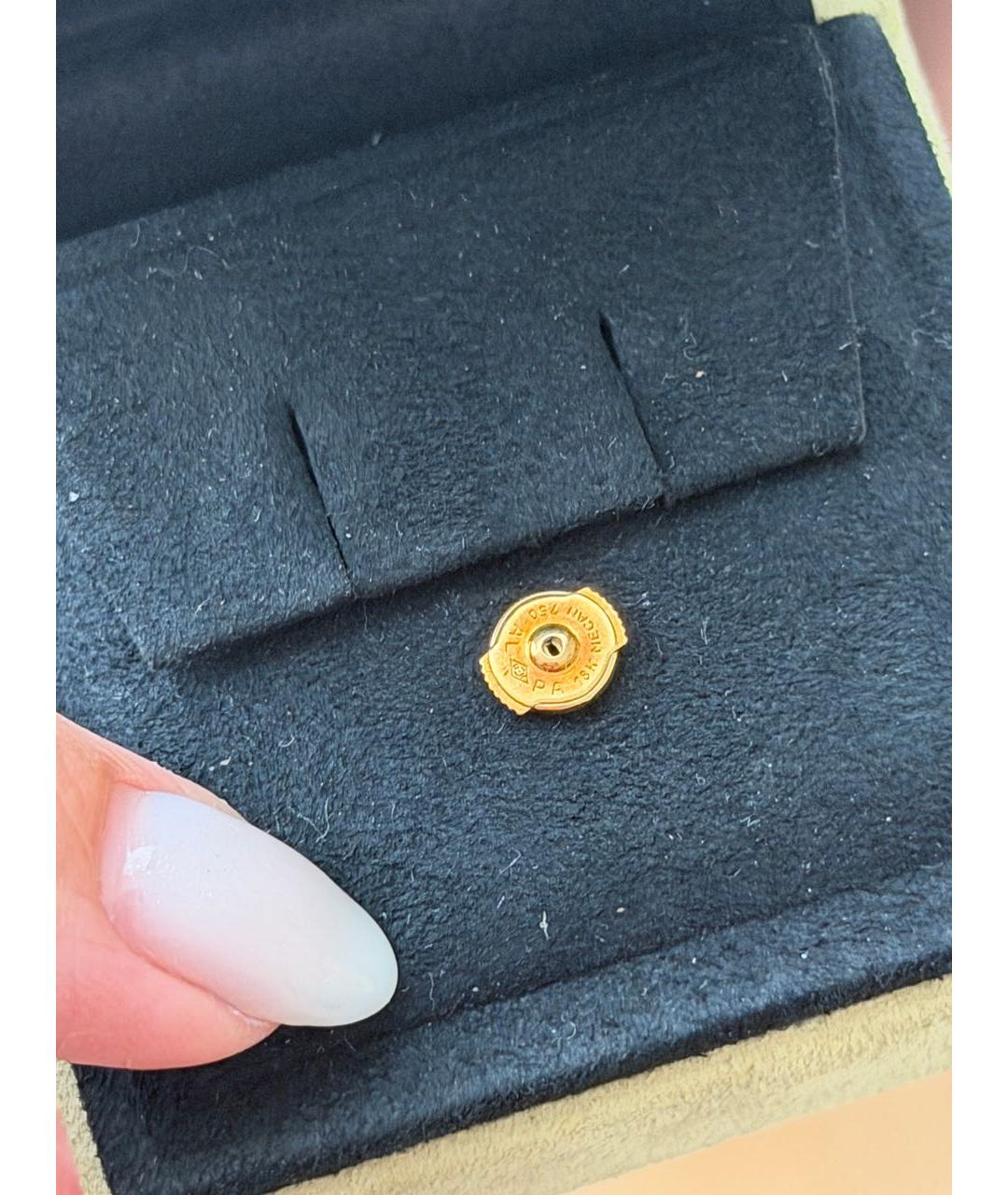 VAN CLEEF & ARPELS Черные серьги из желтого золота, фото 6