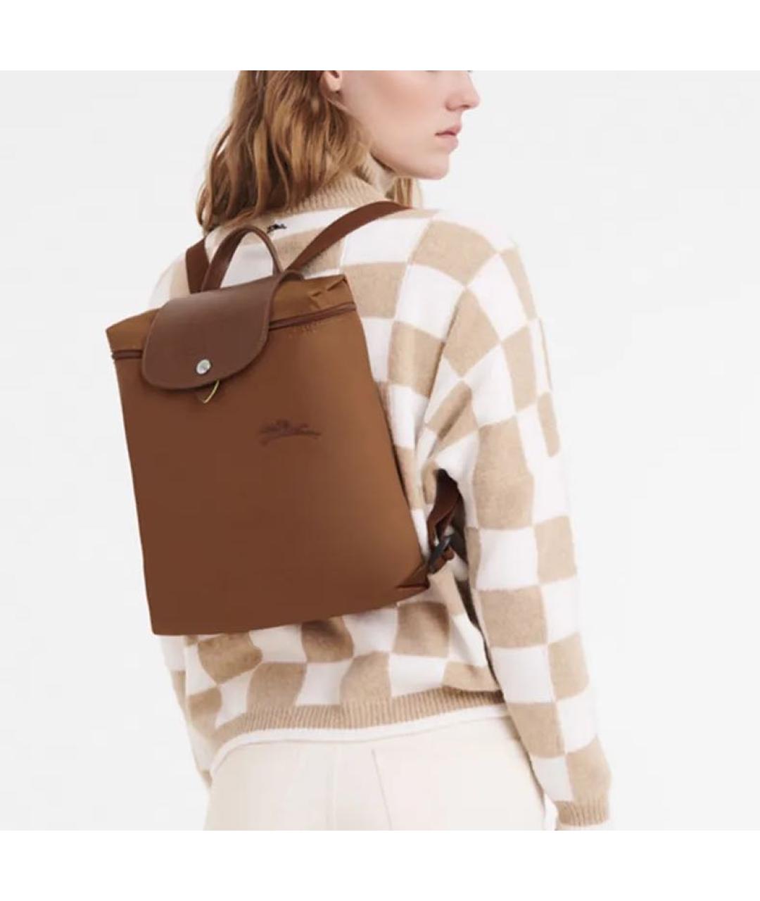 LONGCHAMP Коричневый рюкзак, фото 3