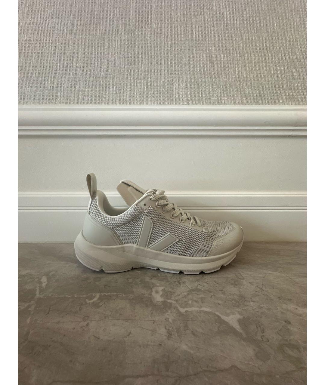 VEJA Серые текстильные кроссовки, фото 9