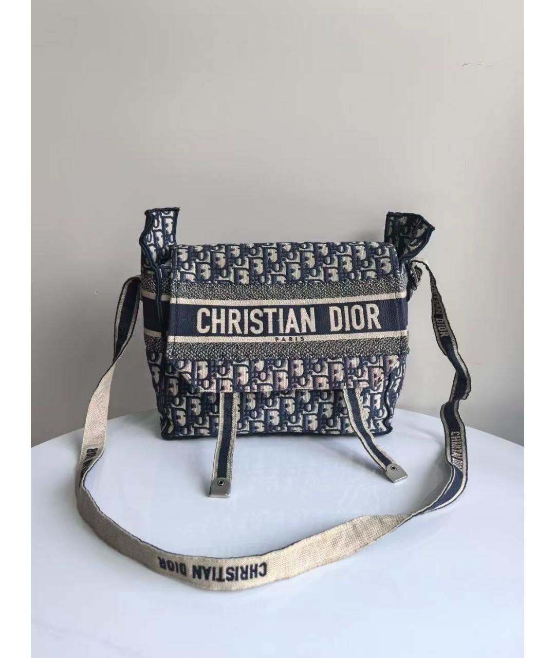 CHRISTIAN DIOR Голубая сумка через плечо, фото 2