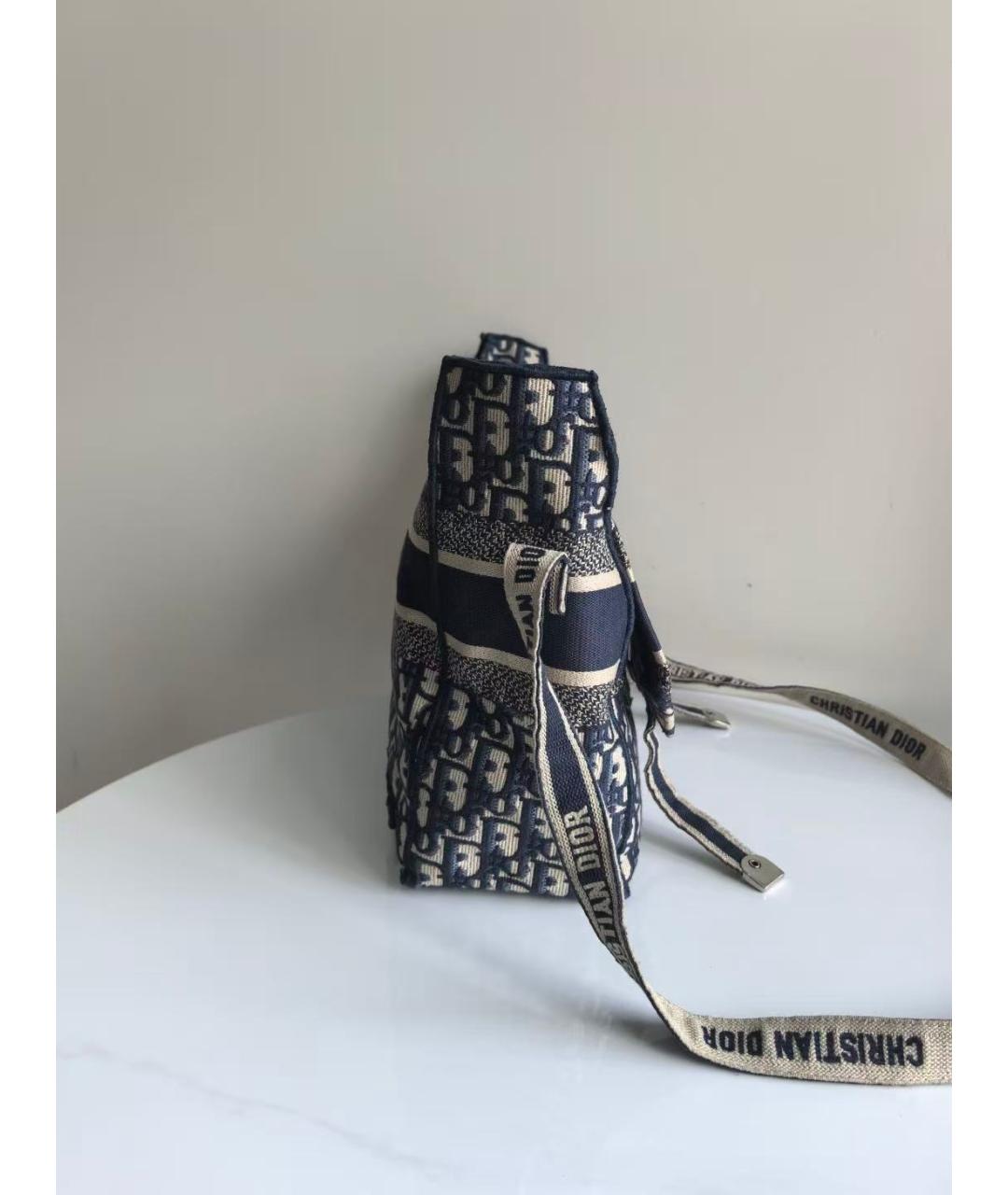 CHRISTIAN DIOR Голубая сумка через плечо, фото 4