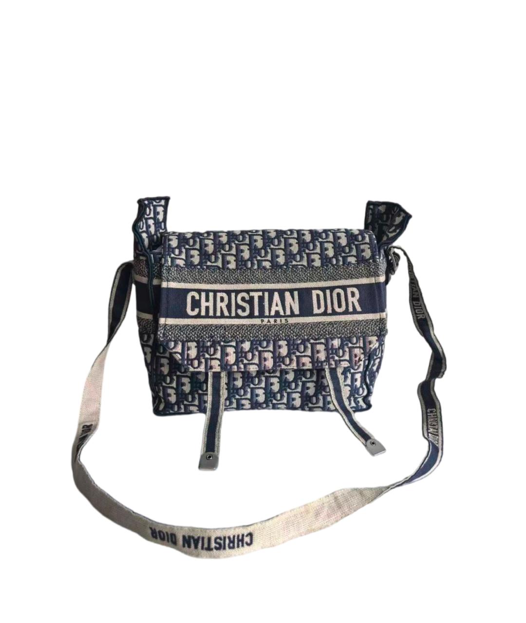 CHRISTIAN DIOR Голубая сумка через плечо, фото 1