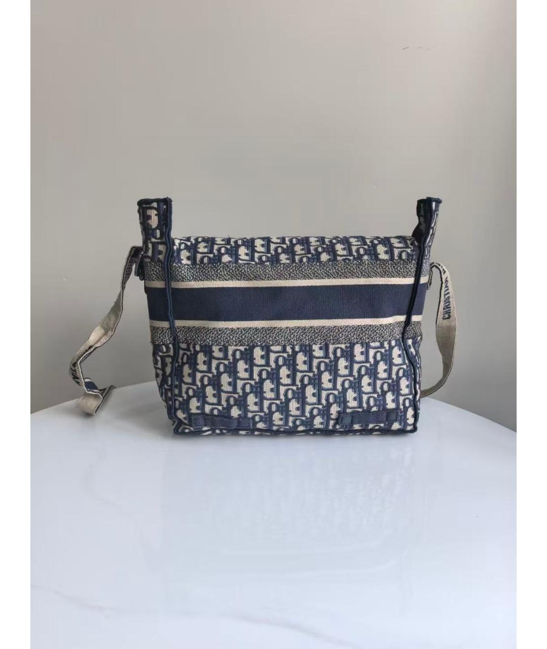 CHRISTIAN DIOR Голубая сумка через плечо, фото 3