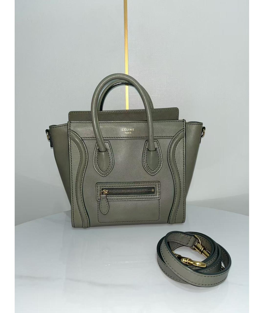 CELINE Кожаная сумка через плечо, фото 2