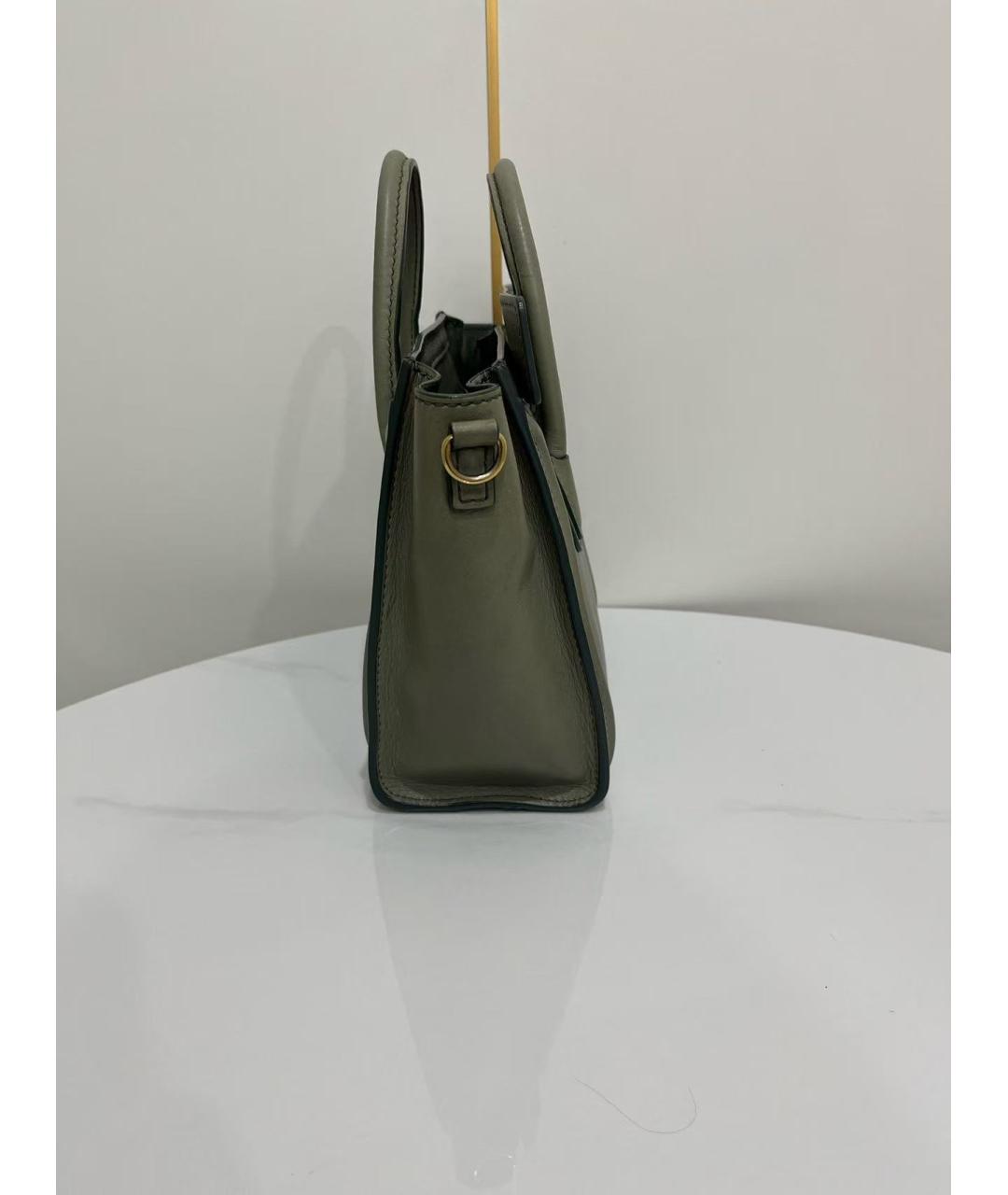 CELINE Кожаная сумка через плечо, фото 5