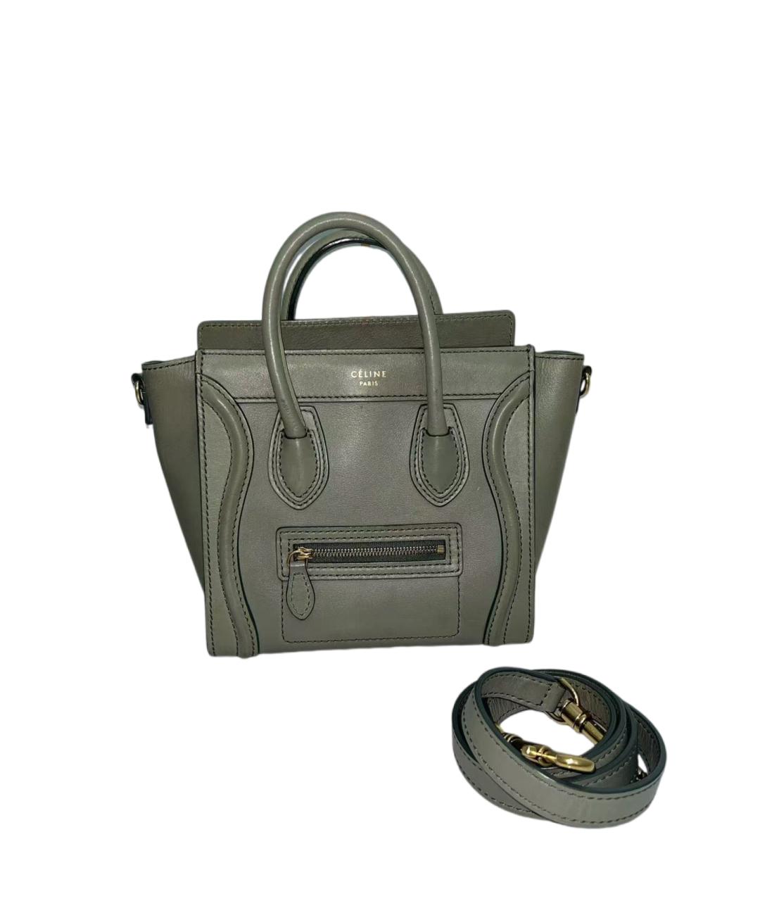 CELINE Кожаная сумка через плечо, фото 9