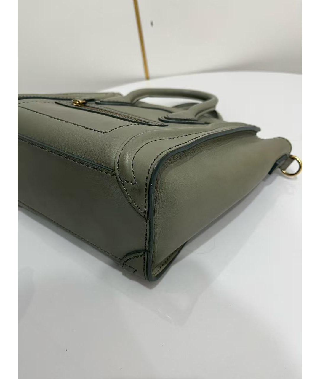 CELINE Кожаная сумка через плечо, фото 7