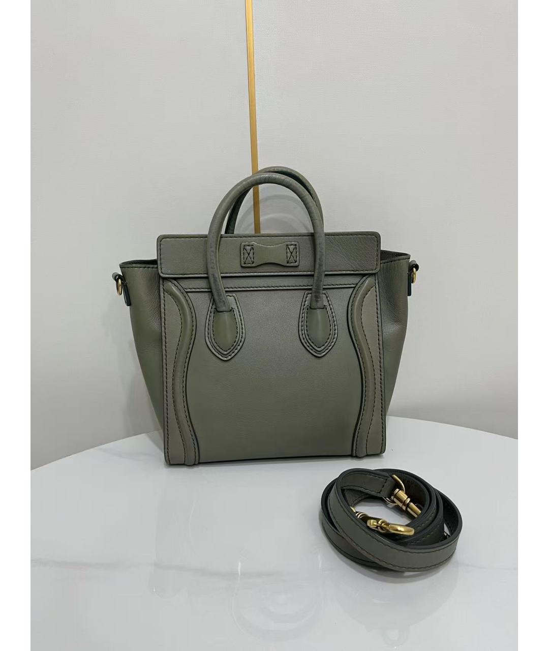 CELINE Кожаная сумка через плечо, фото 3