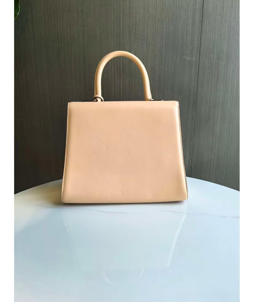 DELVAUX Розовая кожаная сумка через плечо, фото 3