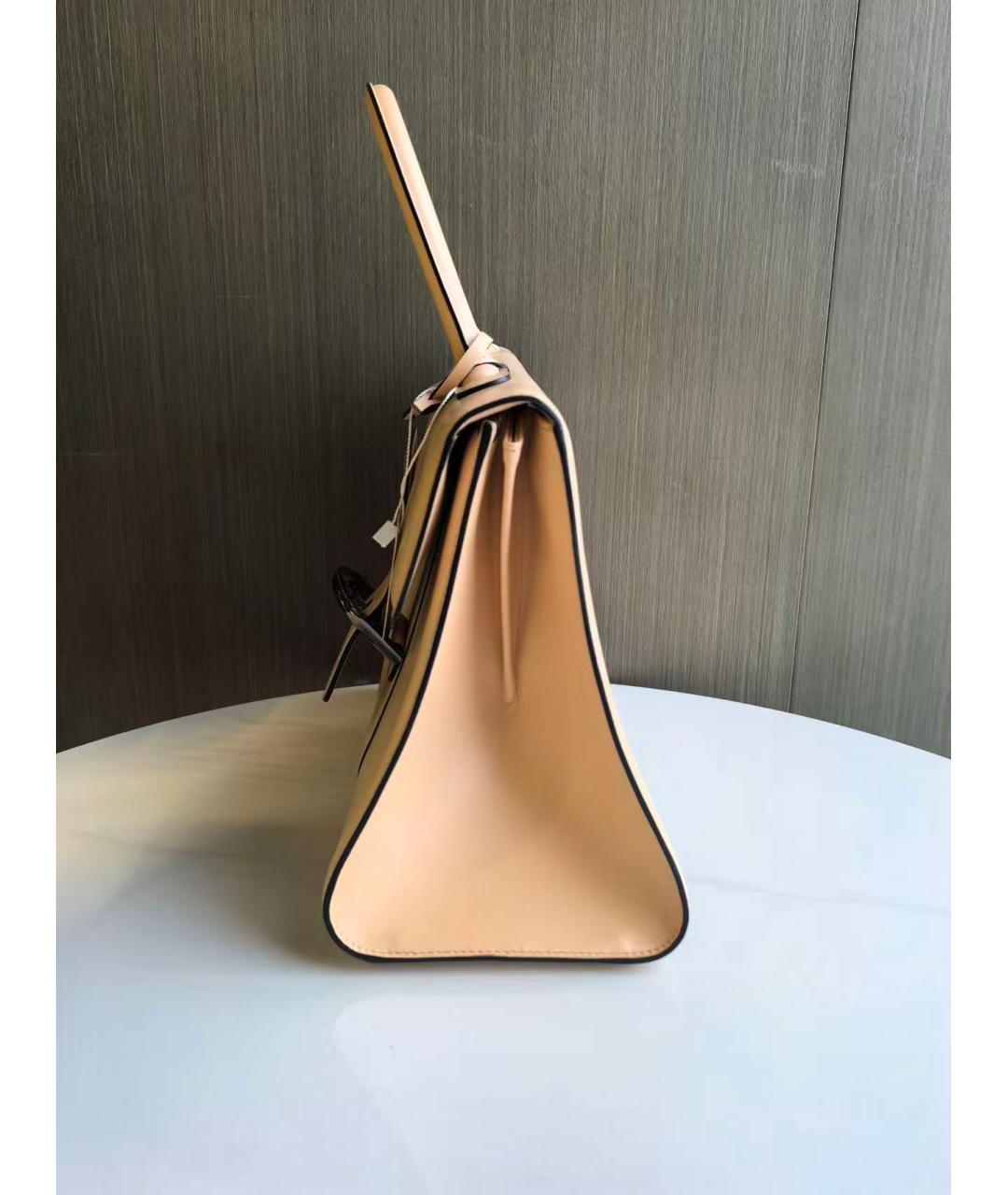 DELVAUX Розовая кожаная сумка через плечо, фото 4