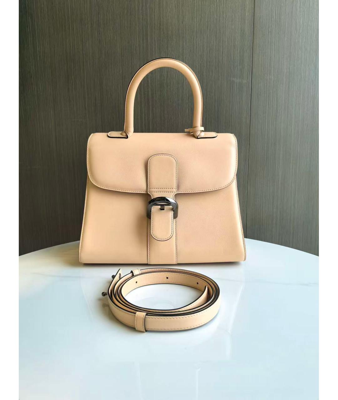 DELVAUX Розовая кожаная сумка через плечо, фото 2