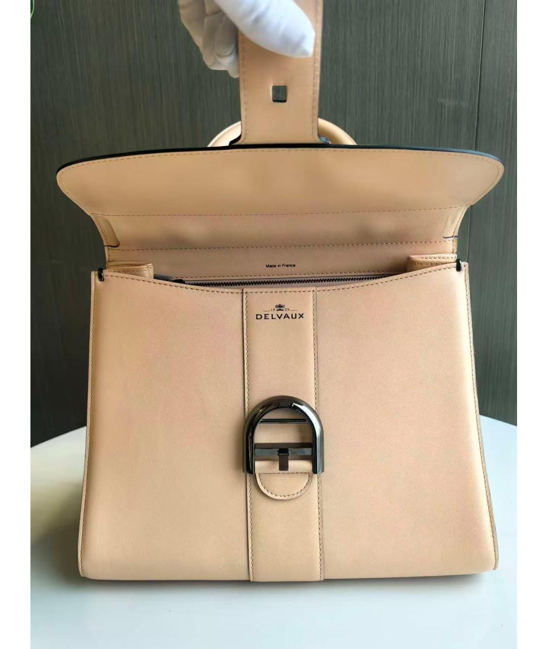 DELVAUX Розовая кожаная сумка через плечо, фото 7