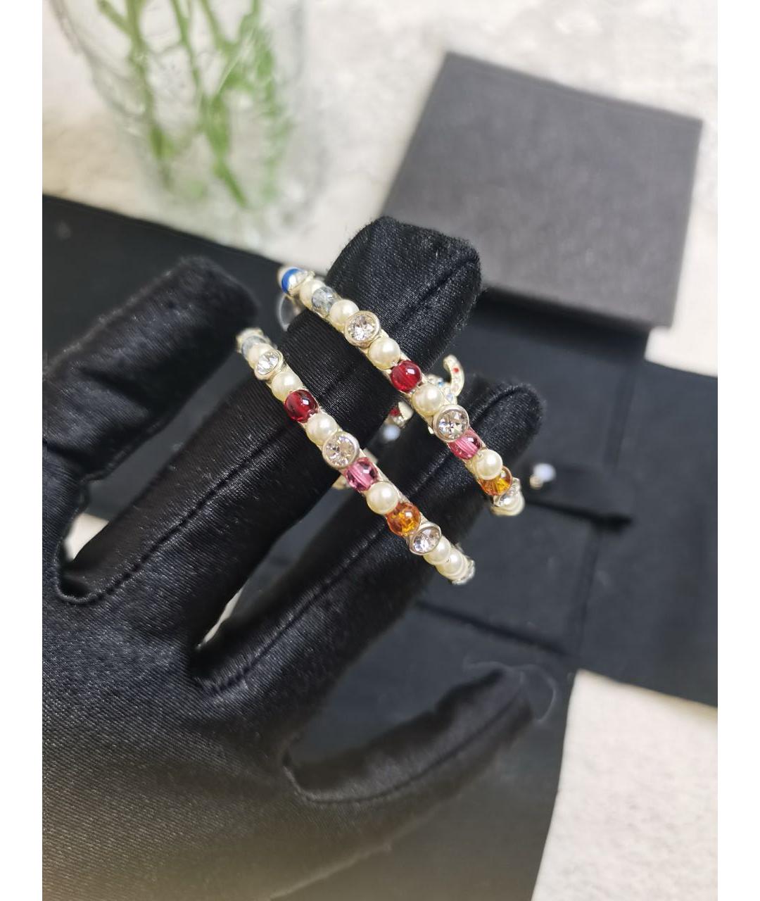 CHANEL Золотые серьги, фото 3