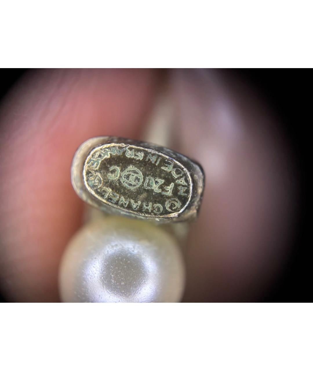 CHANEL Золотые серьги, фото 4