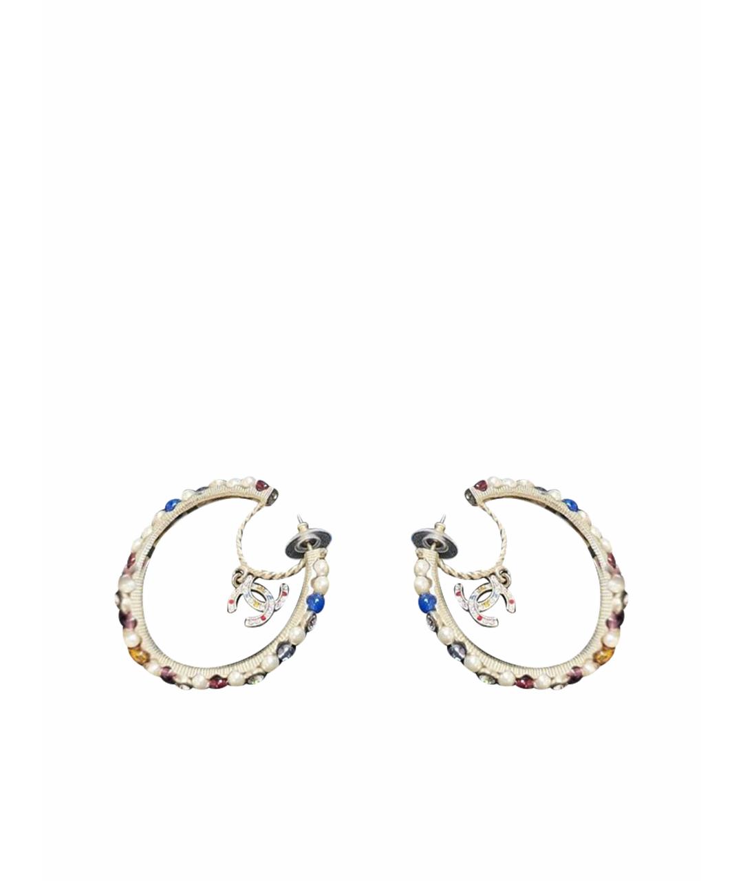 CHANEL Золотые серьги, фото 1