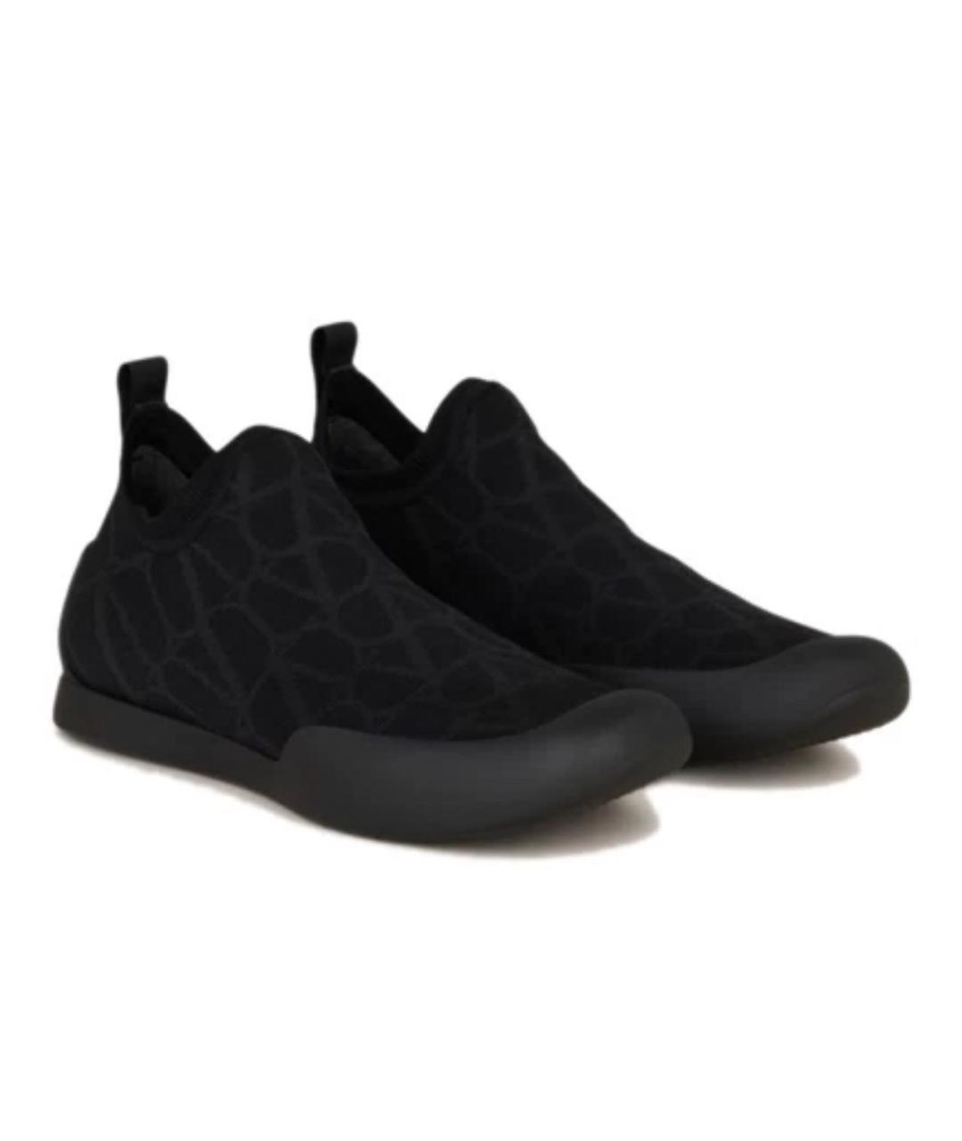 VALENTINO Черные высокие кроссовки / кеды, фото 3