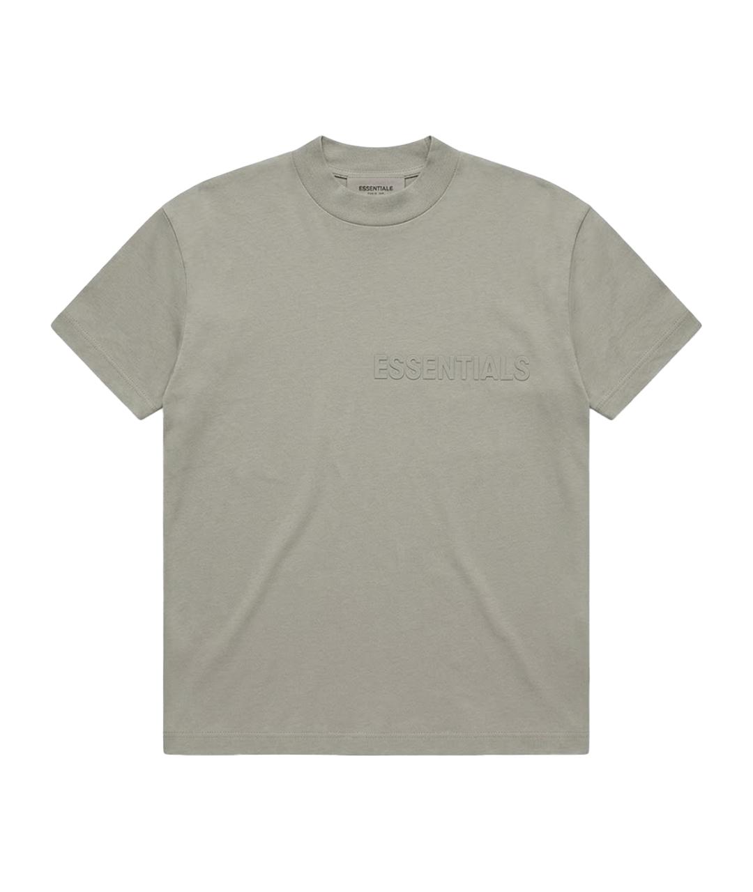 FEAR OF GOD ESSENTIALS Бежевая хлопковая майка, фото 1