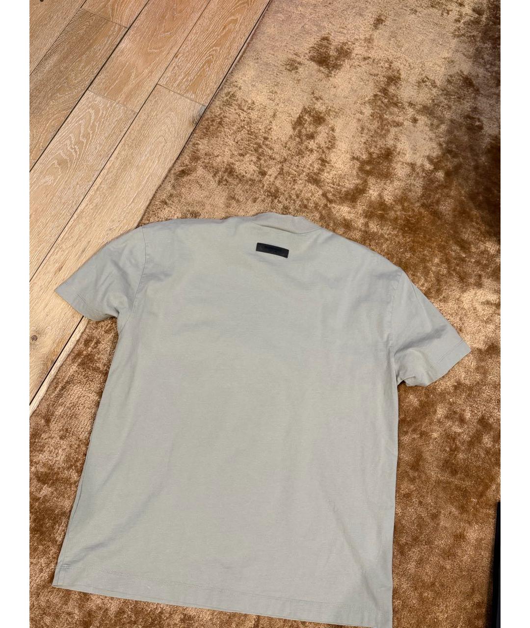 FEAR OF GOD ESSENTIALS Бежевая хлопковая майка, фото 4