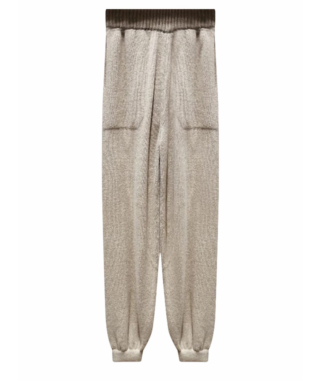 MSGM Бежевые спортивные брюки и шорты, фото 1