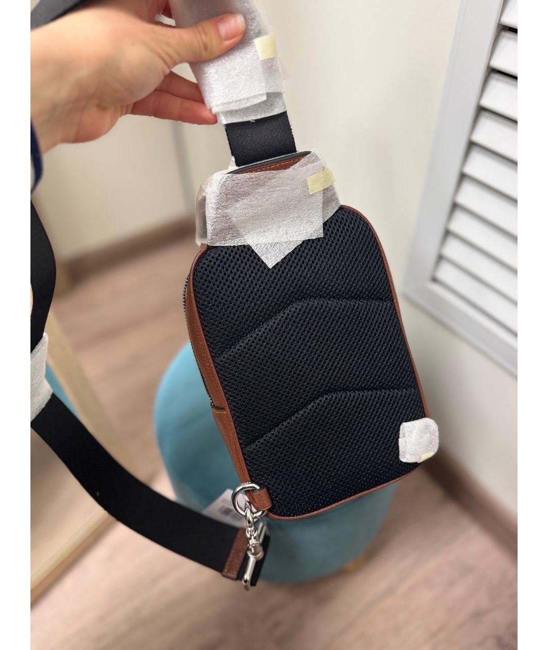 COACH Кожаная сумка на плечо, фото 4