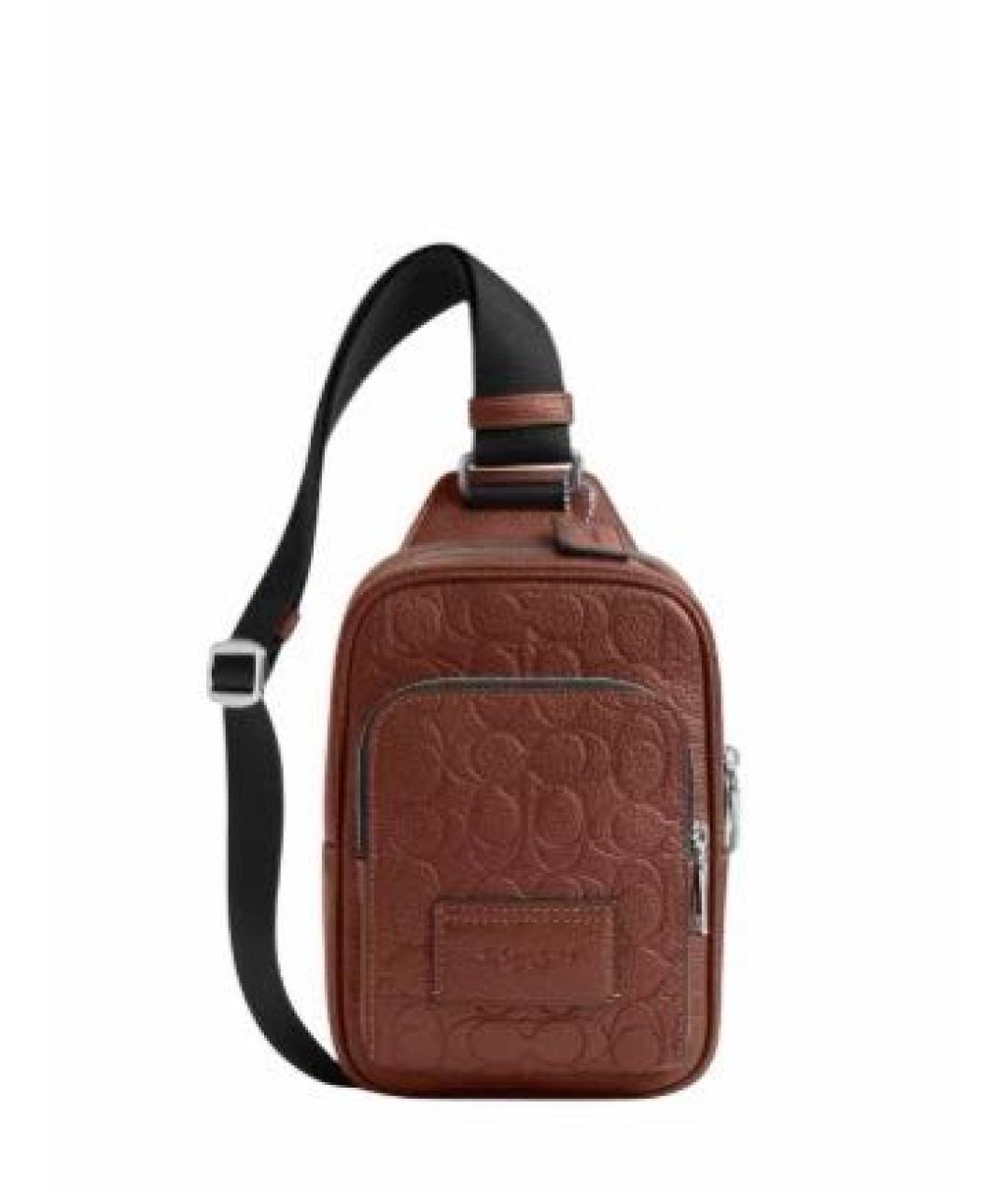 COACH Кожаная сумка на плечо, фото 6