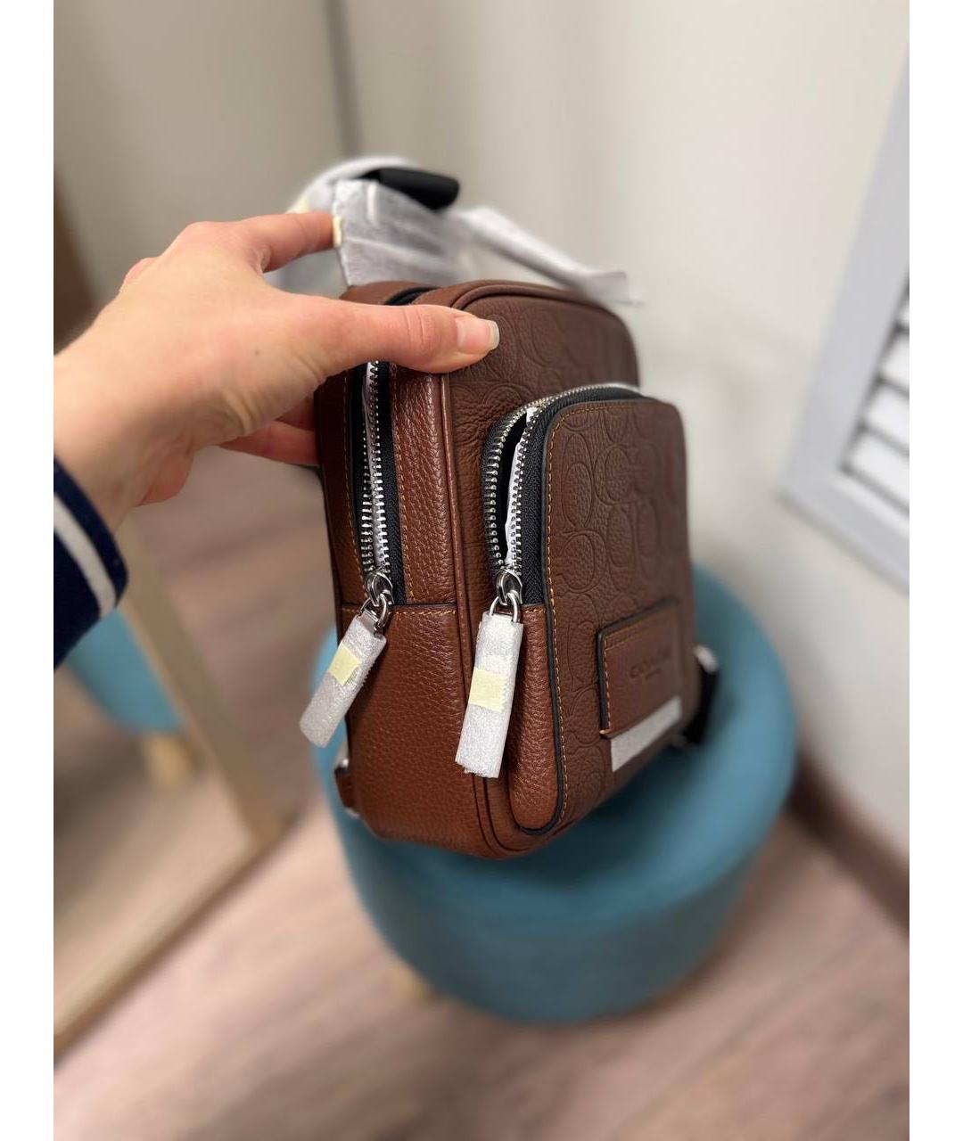 COACH Кожаная сумка на плечо, фото 3