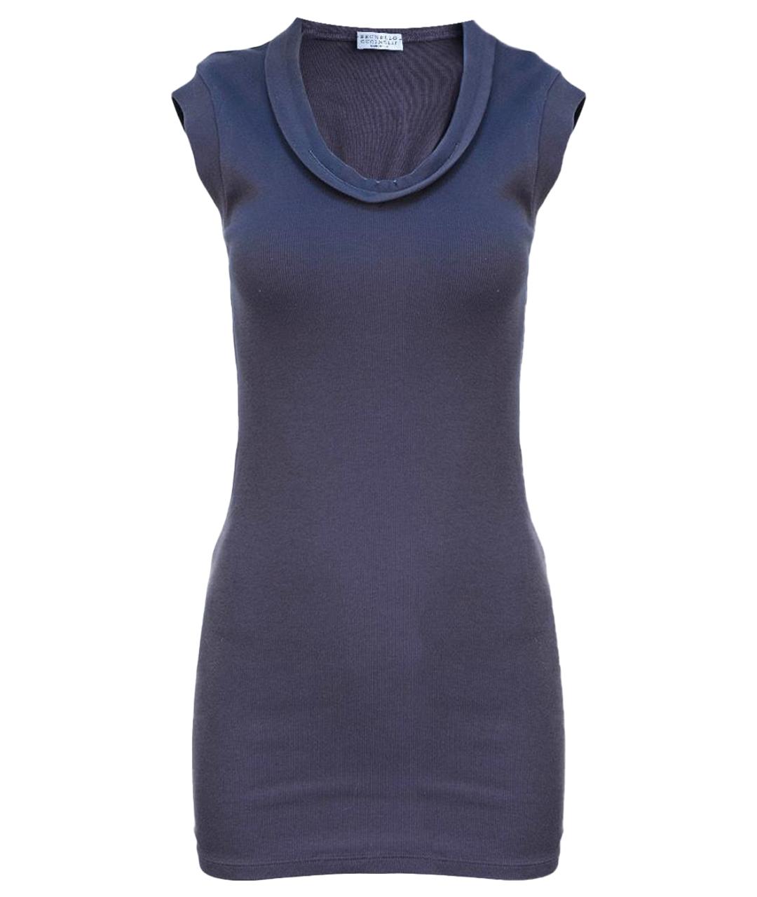 BRUNELLO CUCINELLI Фиолетовая хлопковая блузы, фото 1