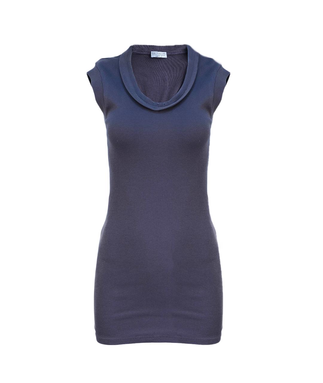 BRUNELLO CUCINELLI Фиолетовая хлопковая блузы, фото 6