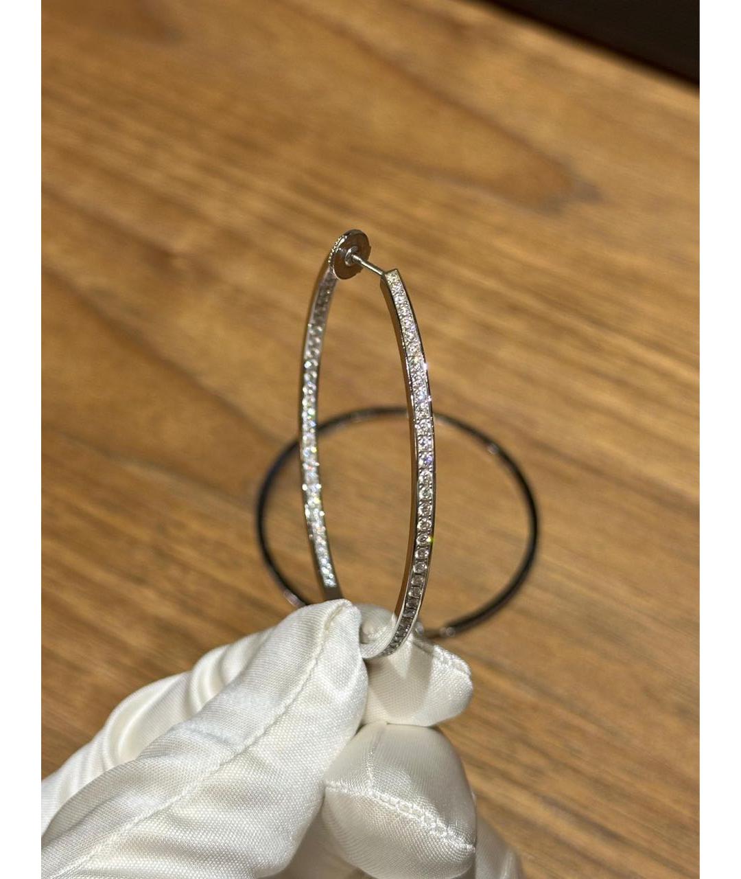 CARTIER Серебряные серьги из белого золота, фото 5