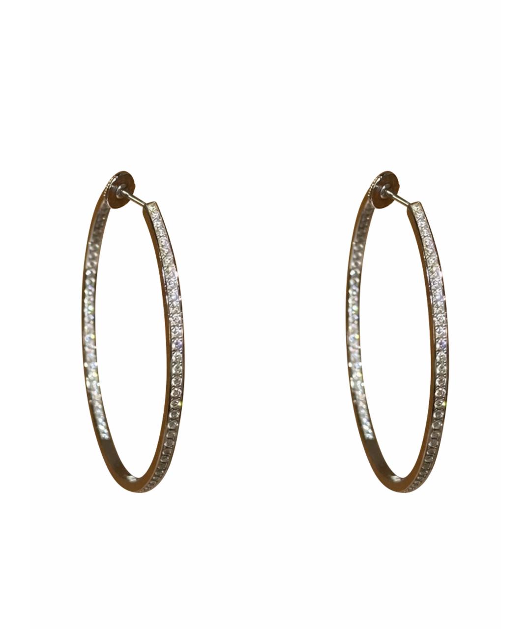 CARTIER Серебряные серьги из белого золота, фото 1