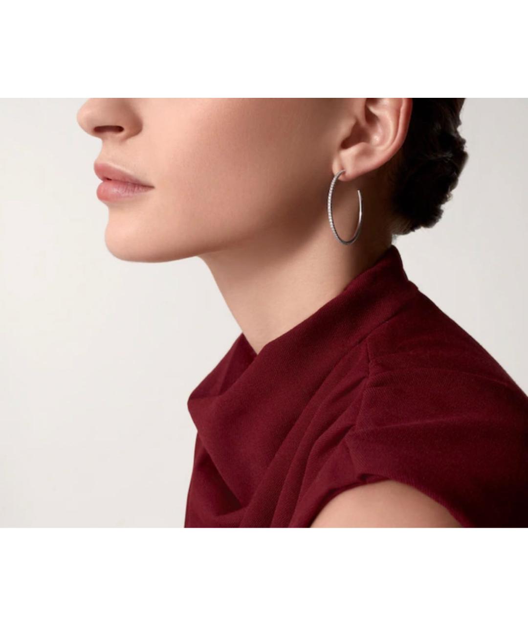 CARTIER Серебряные серьги из белого золота, фото 4