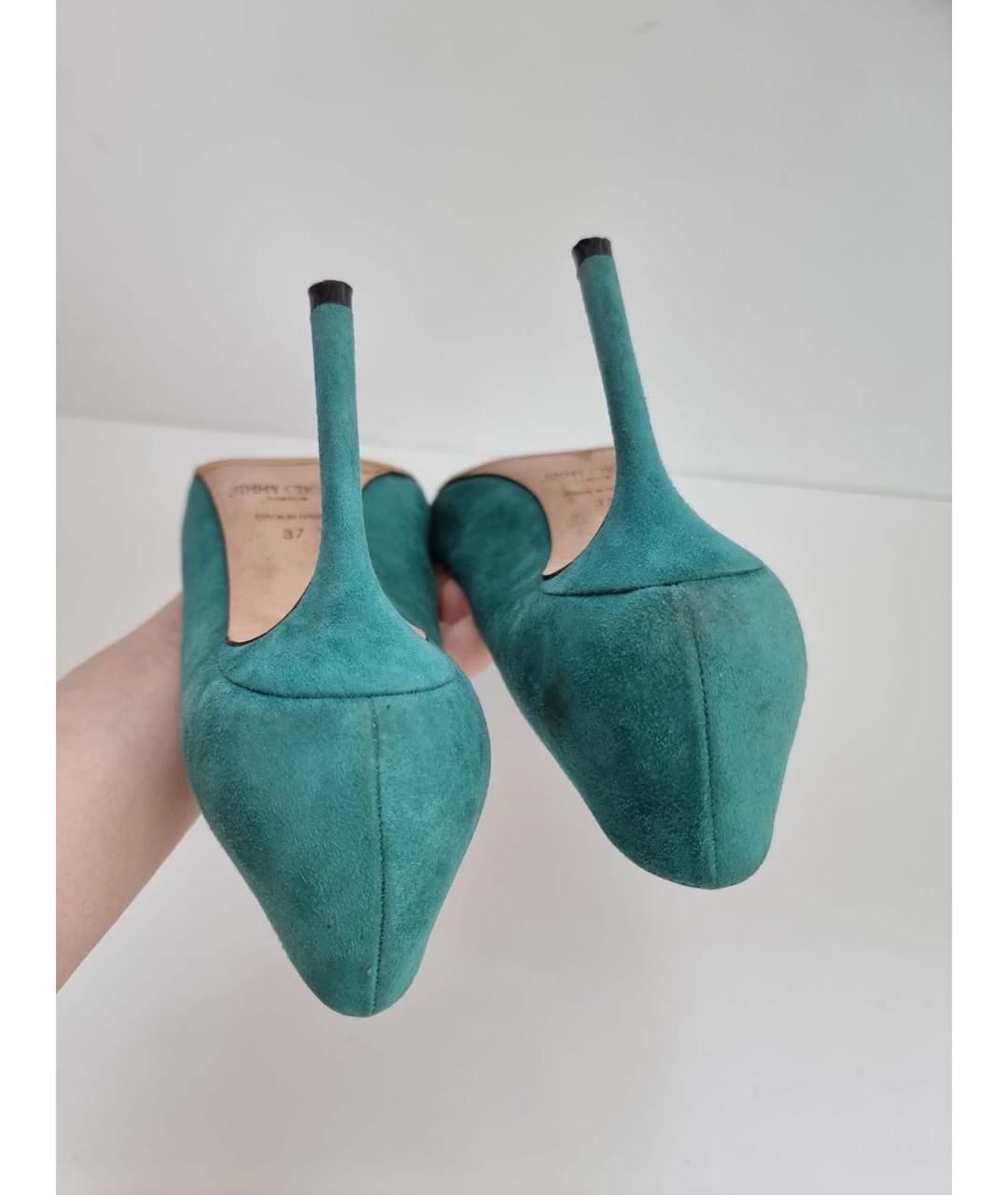 JIMMY CHOO Замшевые туфли, фото 6