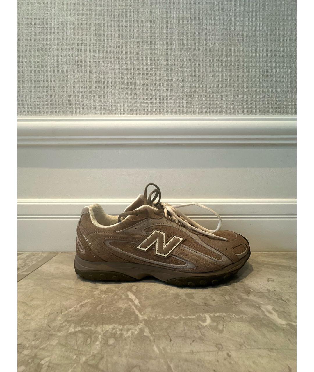 NEW BALANCE Бежевые замшевые кроссовки, фото 9