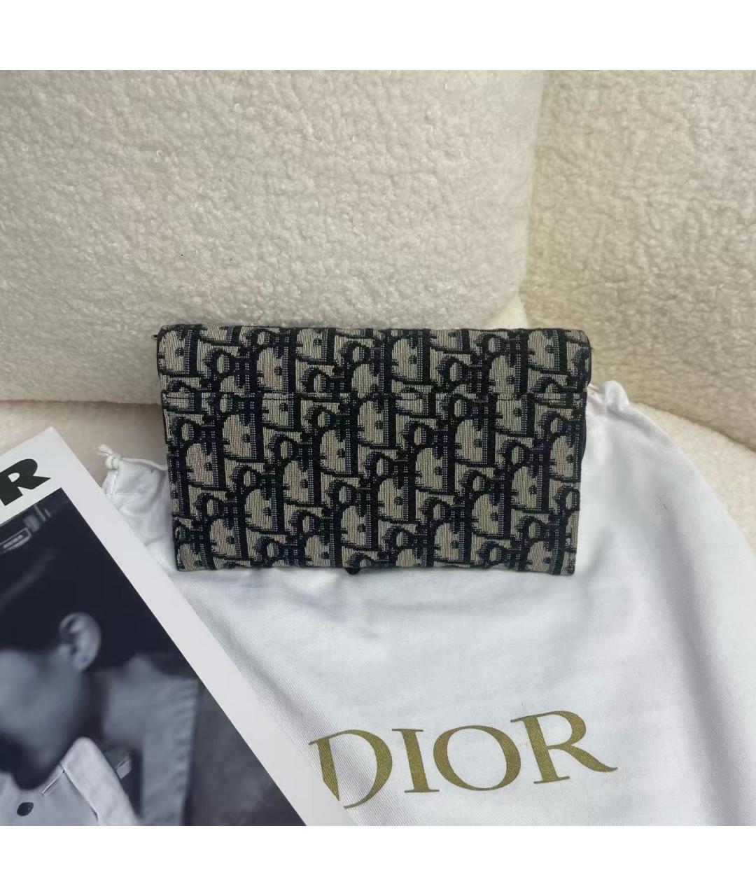 CHRISTIAN DIOR Голубая сумка через плечо, фото 4