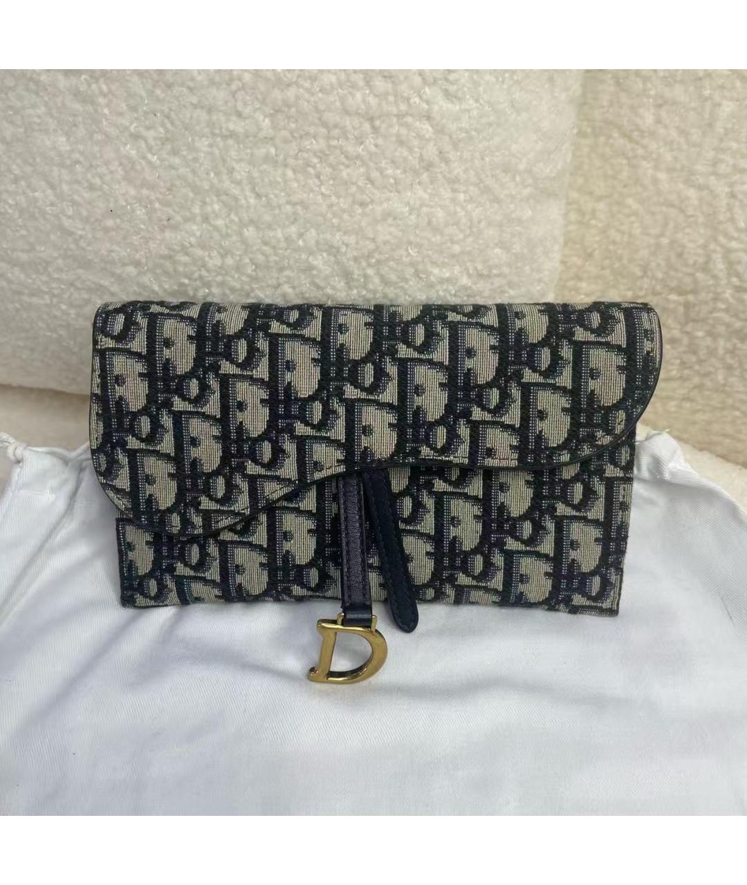 CHRISTIAN DIOR Голубая сумка через плечо, фото 3