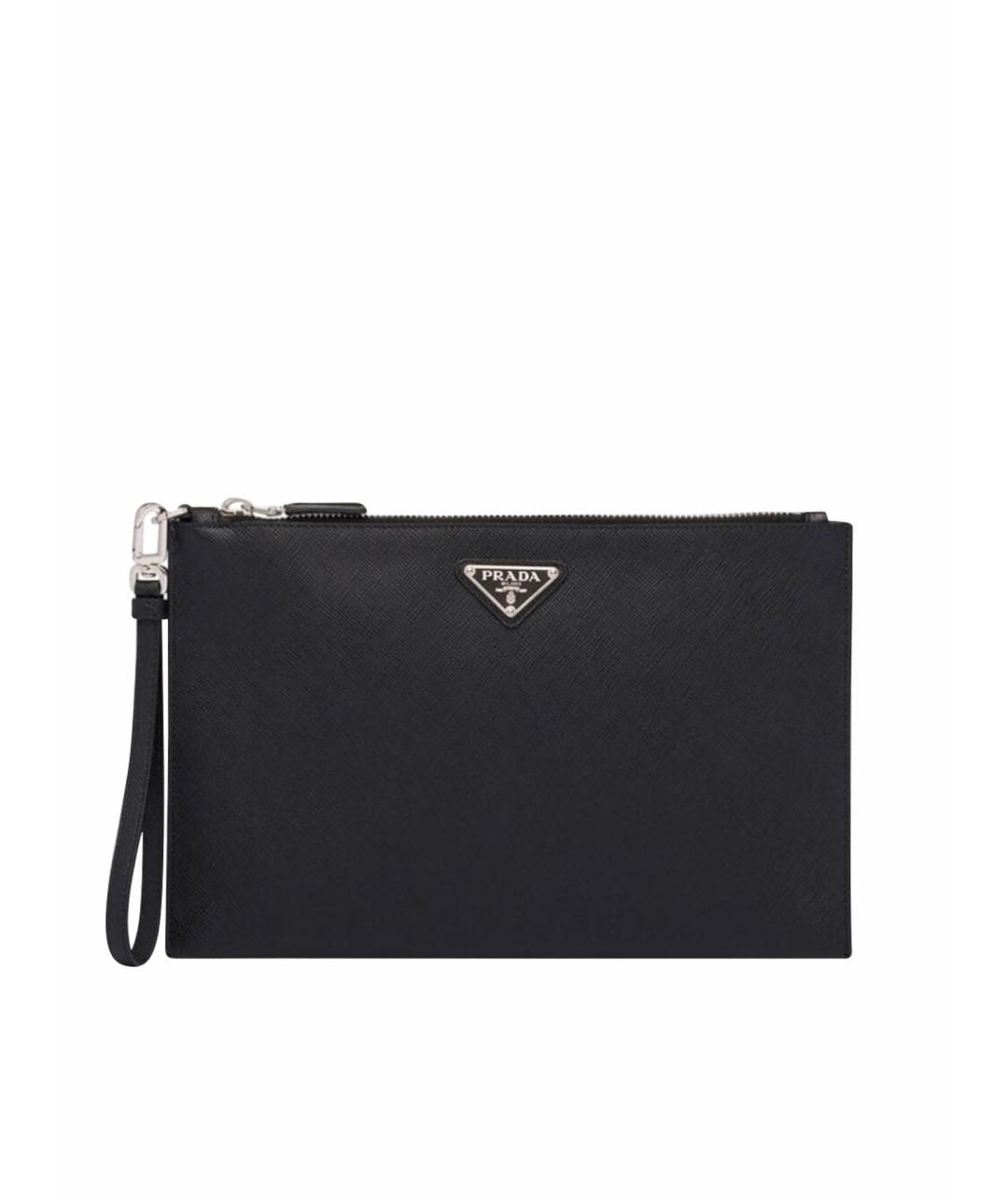 PRADA Черная кожаная папка для документов, фото 9