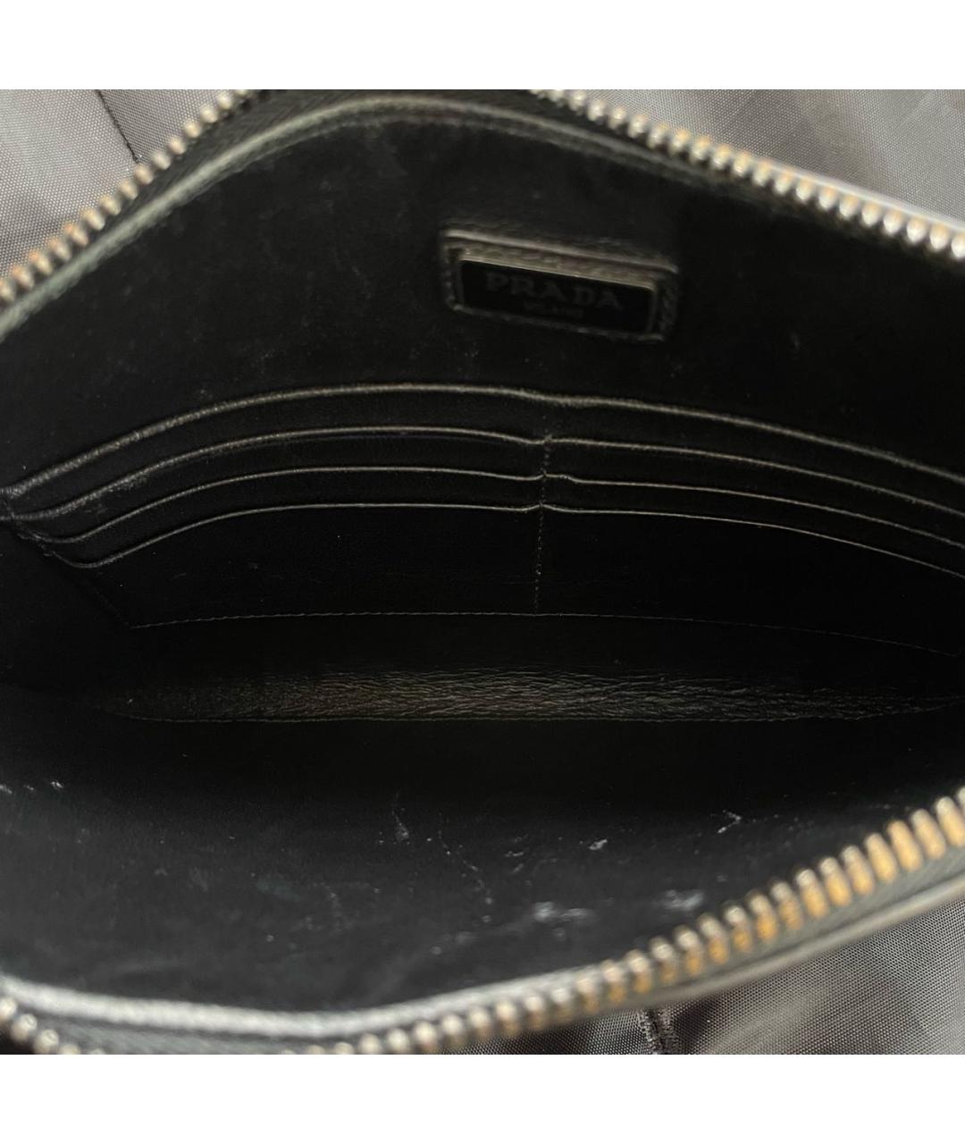 PRADA Черная кожаная папка для документов, фото 6