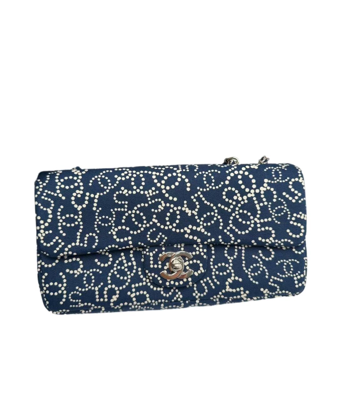 CHANEL Голубая сумка через плечо, фото 7