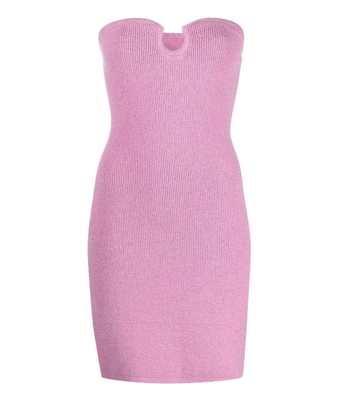 NANUSHKA Розовое повседневное платье, фото 9