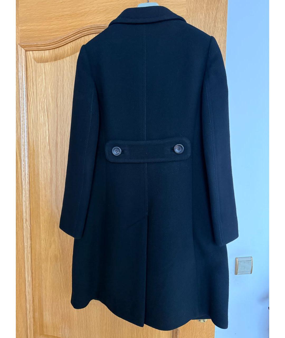 MIU MIU Черное шерстяное пальто, фото 2