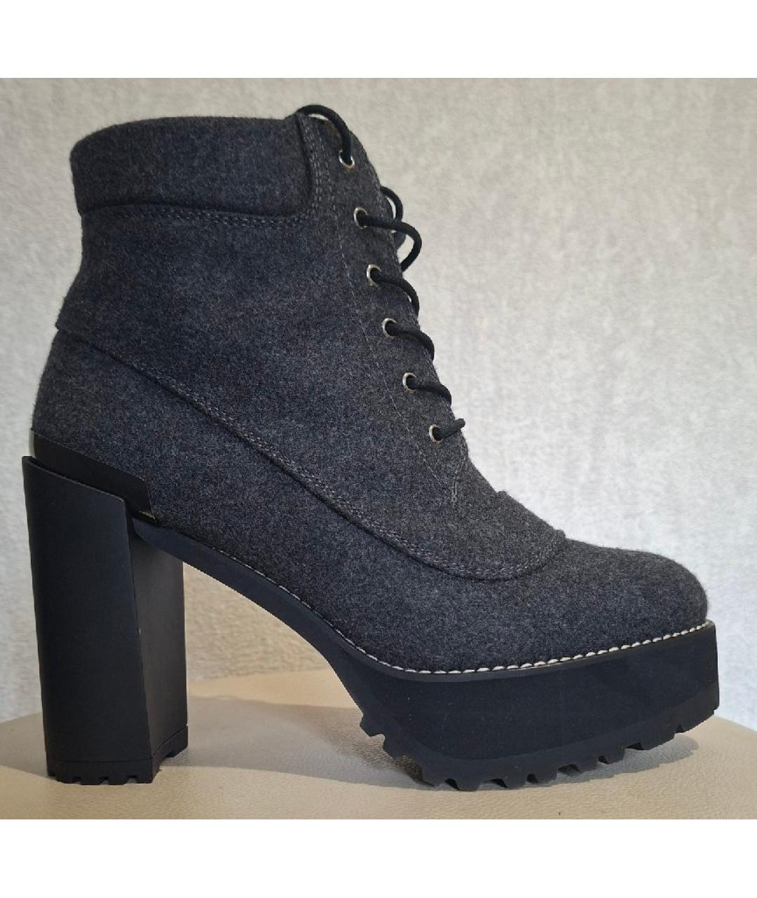 STUART WEITZMAN Серые ботильоны, фото 9