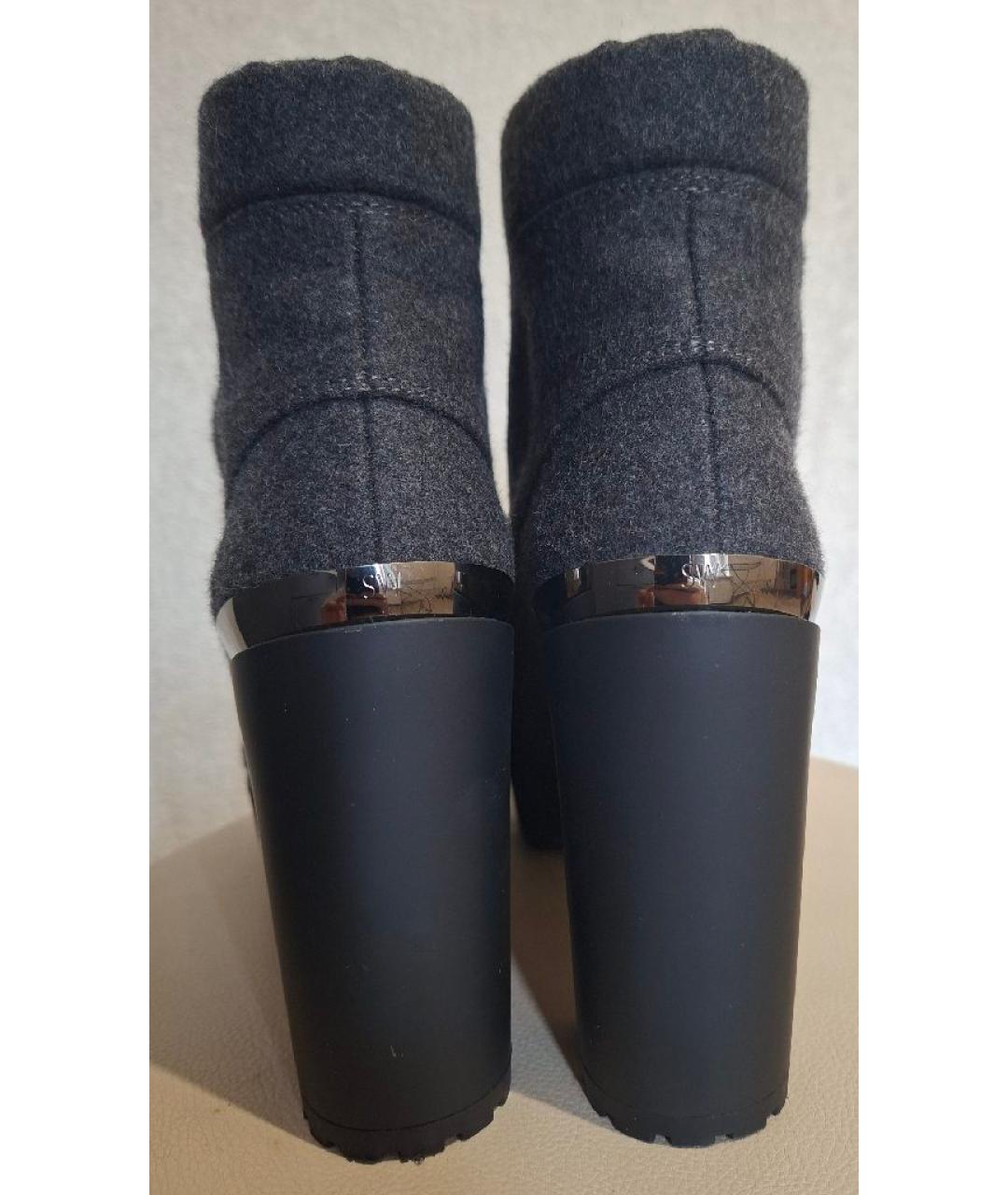 STUART WEITZMAN Серые ботильоны, фото 4